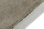 43" Gray and Dark Gray Concrete Square Block Coffee Table