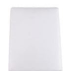 Set of Two White Upholstered Faux Leather Dining Side Chairs