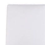 Set of Two White Upholstered Faux Leather Dining Side Chairs