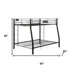 Twin Over Queen Bunk Bed