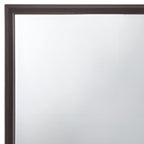 35" Espresso Wood Mounted Dresser Mirror