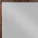 Reclaimed Oak Finish Rectangular Mirror