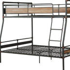 Bronze Queen Over Queen Metal Bunk Bed