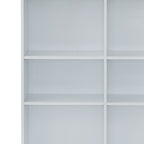 47" White Wood Rectangular Bar Table