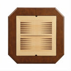 28" Brown Cherry Octagonal Game Table With Drawer