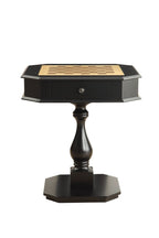 28" Brown Cherry Octagonal Game Table With Drawer