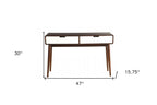 47" Wood Console Table