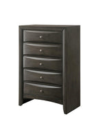 59" Gray Solid Wood Standard Dresser/Chest