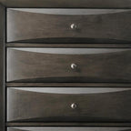 59" Gray Solid Wood Standard Dresser/Chest