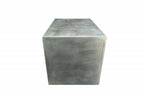 71" Silver Aluminum Writing Desk