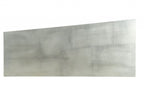 71" Silver Aluminum Writing Desk