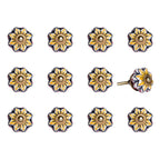 1.5" X 1.5" X 1.5" Yellow Blue And Red  Knobs 12 Pack