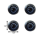 Set of Twelve Blue And Black Ceramic Drawer Pull Knobs