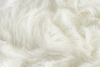 Set of Two 16" X 2" Pink Faux Fur Dining Chair Pads