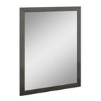 43" Gray Wood Dresser Mount Framed Mirror