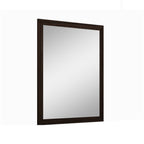 43" Dark Brown Framed Dresser Mirror