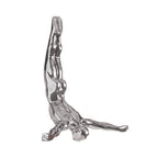 7" X 7" Black Resin Diving Man Hanging Dimensional Sculpture