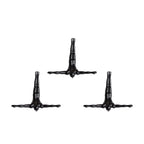 Set of Three Black Resin Diving Man Hanging Dimensional Sculpture
