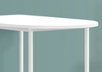 24" White Free Form Manufactured Wood Bar Table