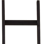 Brown Wood Four Tier Ladder Bookcase