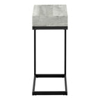 10.25" X 15.75" X 24.5" Cappuccino Finish And Gold Laminated Drawer Accent Table