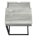 10.25" X 15.75" X 24.5" Cappuccino Finish And Gold Laminated Drawer Accent Table