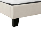 Gray Queen Tufted Upholstered Bed Frame