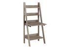 26" Taupe Wood Ladder Desk