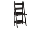 26" Taupe Wood Ladder Desk