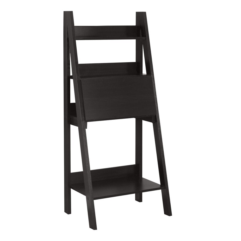 26" Taupe Wood Ladder Desk