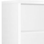 White Wood Adjustable Four Tier Bookcase