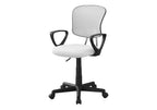Black Adjustable Height Swivel Rolling Office Chair