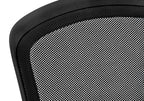 Black Polyester Seat Swivel Adjustable Task Chair Mesh Back Plastic Frame