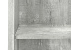White Wood Adjustable Four Tier Bookcase