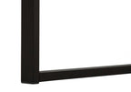 60" Brown and Black With Three Drawers