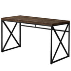 47" Brown and Black Computer Desk