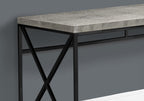 47" Gray and Black Computer Desk
