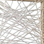 72" Natural Solid Wood Folding Three Panel Screen Room Divider