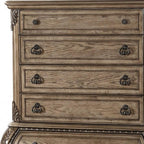 41" Brown Solid Wood 11 Combo Dresser