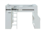 Wood Twin Loft Bed With No
