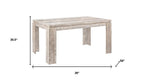 36" Taupe Dining Table