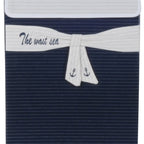 12" Blue Fabric Basket