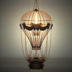23" x 23" x 41" Vintage Hot Air Balloon Pendant