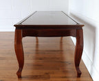 23" Dark Brown Glass Standard Display Stand