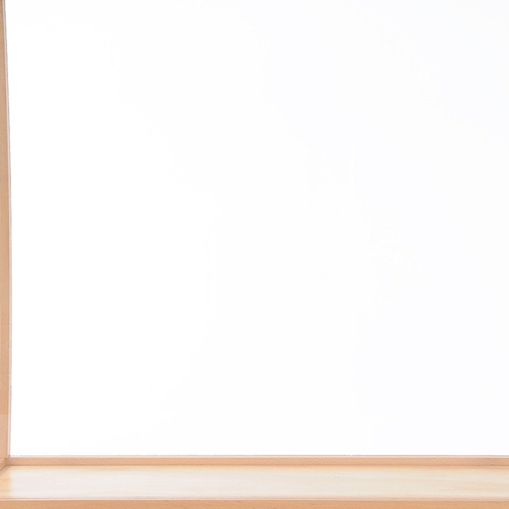 13" Brown Wood Square Display Cabinet