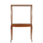 15" Brown And Clear Glass Standard Display Stand