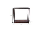 14" Silver And Clear Glass Standard Display Stand