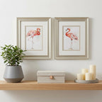10" X 12" Champagne Gold Color Frame  Pink Showoff (Set Of 2)
