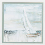 11" X 11" Matte White Frame Soft Sail (Set Of 2)