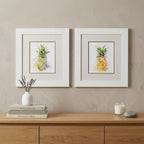 16" X 18" White Frame Delicious Ripe (Set Of 2)